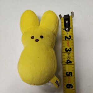 Peeps Yellow Plush Bunny Rabbit New NWT 5” Bean Bag‎